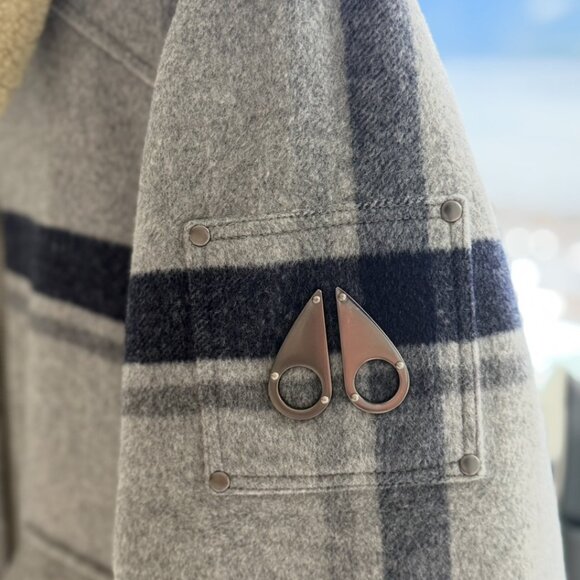 MEN'S MOOSE KNUCKLES WOOL JACKET - Picture 3 of 8